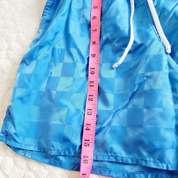 Vintage track shorts basketball Carolina Tarheel Blue elastic medium small retro - Picture 4 of 5